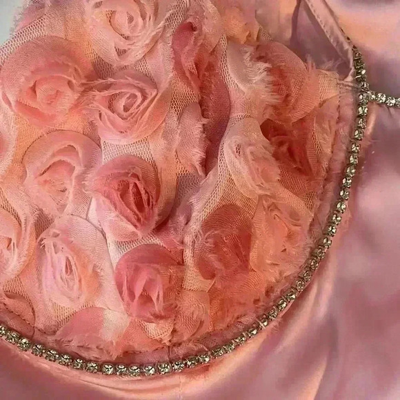 NWT For Love & Lemons Skye Bodysuit Size Medium Pink Roses - Picture 11 of 15